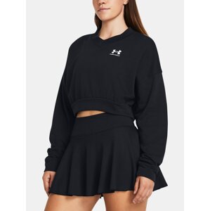 Under Armour Sweatshirt UA Rival Terry OS Crop Crw-BLK - Women