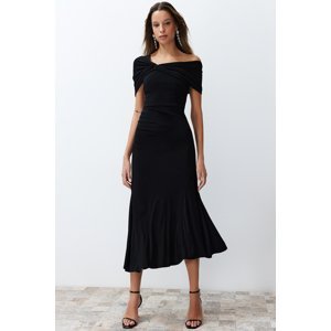 Trendyol Black Elegant Evening Dress