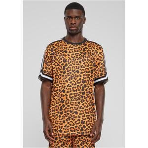 Men's T-Shirt Oversized Mesh AOP - leopard