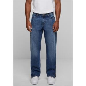 Men's Heavy Ounce Straight Fit Zipped Jeans - Blue