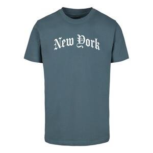 Men's T-shirt New York Wording - blue