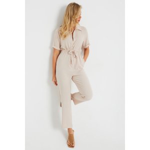 Cool & Sexy Women's Jumpsuit Vanilla Q985