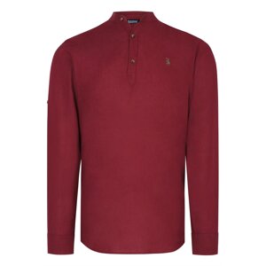 G783 DEWBERRY JUDGE COLLAR MEN'S SHIRT-BURGUNDY