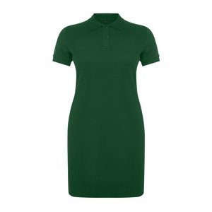 Trendyol Curve Green Polo Neck Mini Knitted Dress