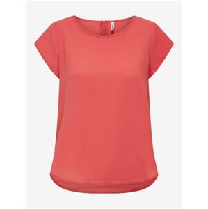 Women's coral blouse ONLY Vic - Women