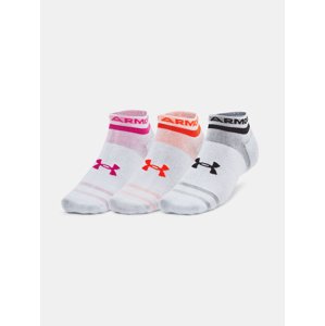 Under Armour Socks UA Essential Low Cut 3pk-WHT - unisex