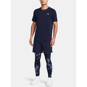 Under Armour Leggings UA HG Armour Printed Lgs-BLU - Men's