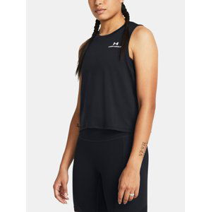 Čierne dámske športové tielko Under Armour Vanish Energy Crop Tank