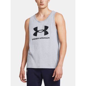 Under Armour Tank Top UA SPORTSTYLE LOGO TANK-GRY - Men's