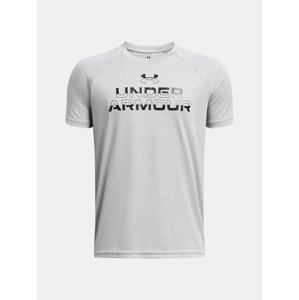 Under Armour T-Shirt UA Tech Split Wordmark SS-GRY - Boys
