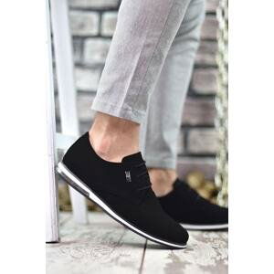 Riccon Black and White Men's Casual 0012211