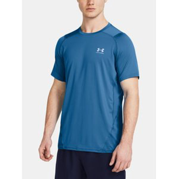 Under Armour T-Shirt UA HG Armour Fitted SS-BLU - Men's