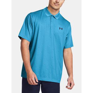 Under Armour T-Shirt UA Perf 3.0 Printed Polo-BLU - Men's