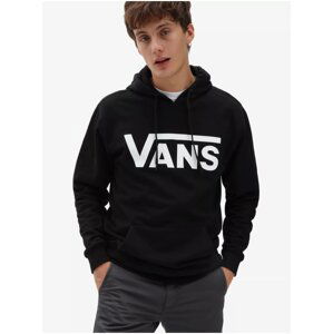 Men's black sweatshirt with VANS print - Men