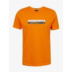 Orange men's T-shirt Tommy Hilfiger - Men's