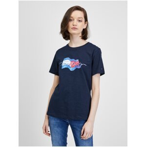 Dark blue women's T-shirt Tommy Hilfiger - Women