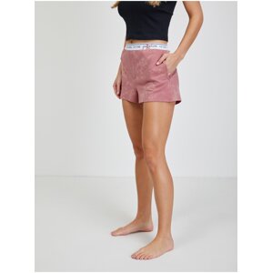 Women's Pink Patterned Tracksuit Shorts Calvin Klein Jeans - Women