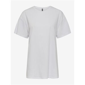 White Oversize T-Shirt Pieces Rina - Women