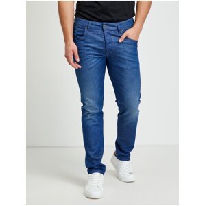 Blue Men's Slim Fit Diesel Bazer Jeans - Men's