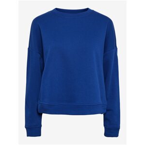 Navy Blue Basic Sweatshirt Pieces Chilli - Women