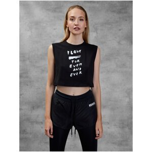 Black Women's Cropped Diesel T-Shirt - Women