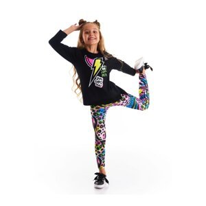 Mushi Winged Lightning Girl Kids Tunic Leggings Suit