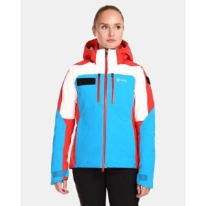 Červeno-modrá dámska lyžiarska bunda Kilpi DEXEN-W