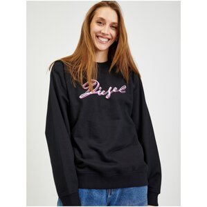Black Women's Sweatshirt Diesel Felpa - Women