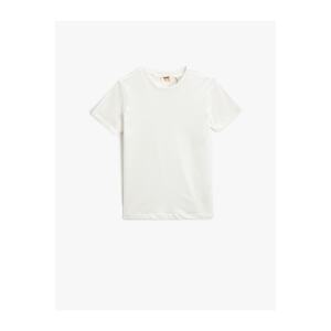 Koton Basic Short Sleeve T-Shirt. Crew Neck Cotton.