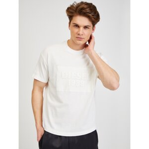 Cream Men's T-Shirt Diesel - Men