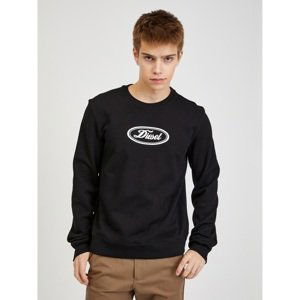 Black Men's Sweatshirt Diesel - Men