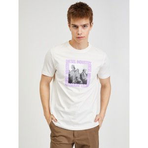 White Men's T-Shirt Diesel - Men