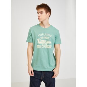 Green Men's T-Shirt Diesel - Men