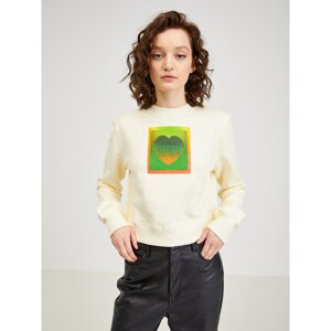 Light Yellow Womens Sweatshirt Diesel - Women