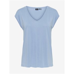 Light Blue Women's T-Shirt Pieces Kamala - Women