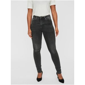 Dark grey women's skinny fit jeans VERO MODA - Women