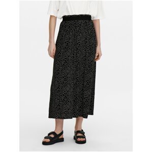 Black polka dot maxi skirt ONLY - Ladies