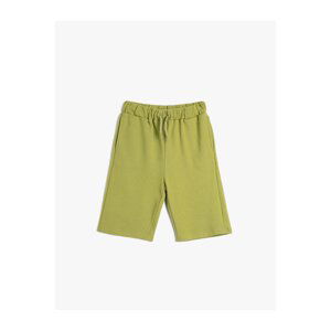 Koton Tie Waist Shorts Basic Pocket Cotton Cotton