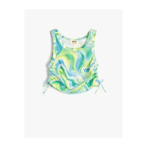 Koton Crop Top Sleeveless Round Neck Tied Sides