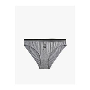 Koton Briefs With Minimal Print Detail Ribbed.