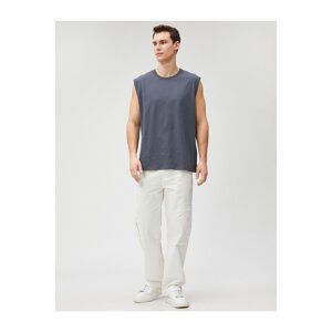 Koton Basic Sleeveless T-Shirt Crew Neck Sleeveless Cotton