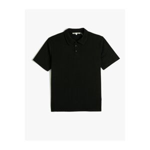 Koton Basic Polo T-Shirt Buttoned Short Sleeve