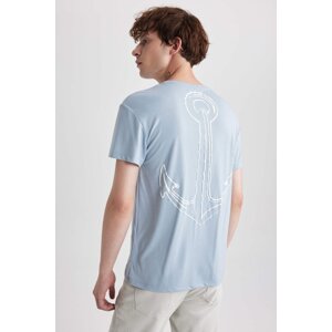 DEFACTO Regular Fit Crew Neck Printed T-Shirt