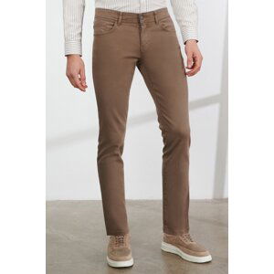 ALTINYILDIZ CLASSICS Men's Mink Casual Slim Fit Slim-fit Pants that Stretch 360 Degrees in All Directions.