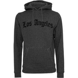 Los Angeles Text Hoody Charcoal