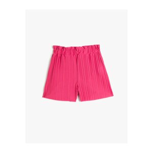 Koton Shorts with Pleated Elastic Waist. Comfortable fit.