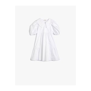 Koton Dress Baby Neck Balloon Sleeve Cotton