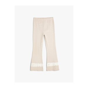 Koton Flare Trousers Tie-dye Detailed Cotton