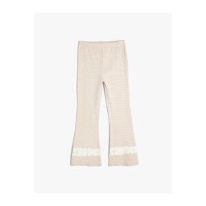 Koton Flare Trousers Tie-dye Detailed Cotton