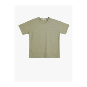 Koton Basic T-Shirt Short Sleeved Crew Neck